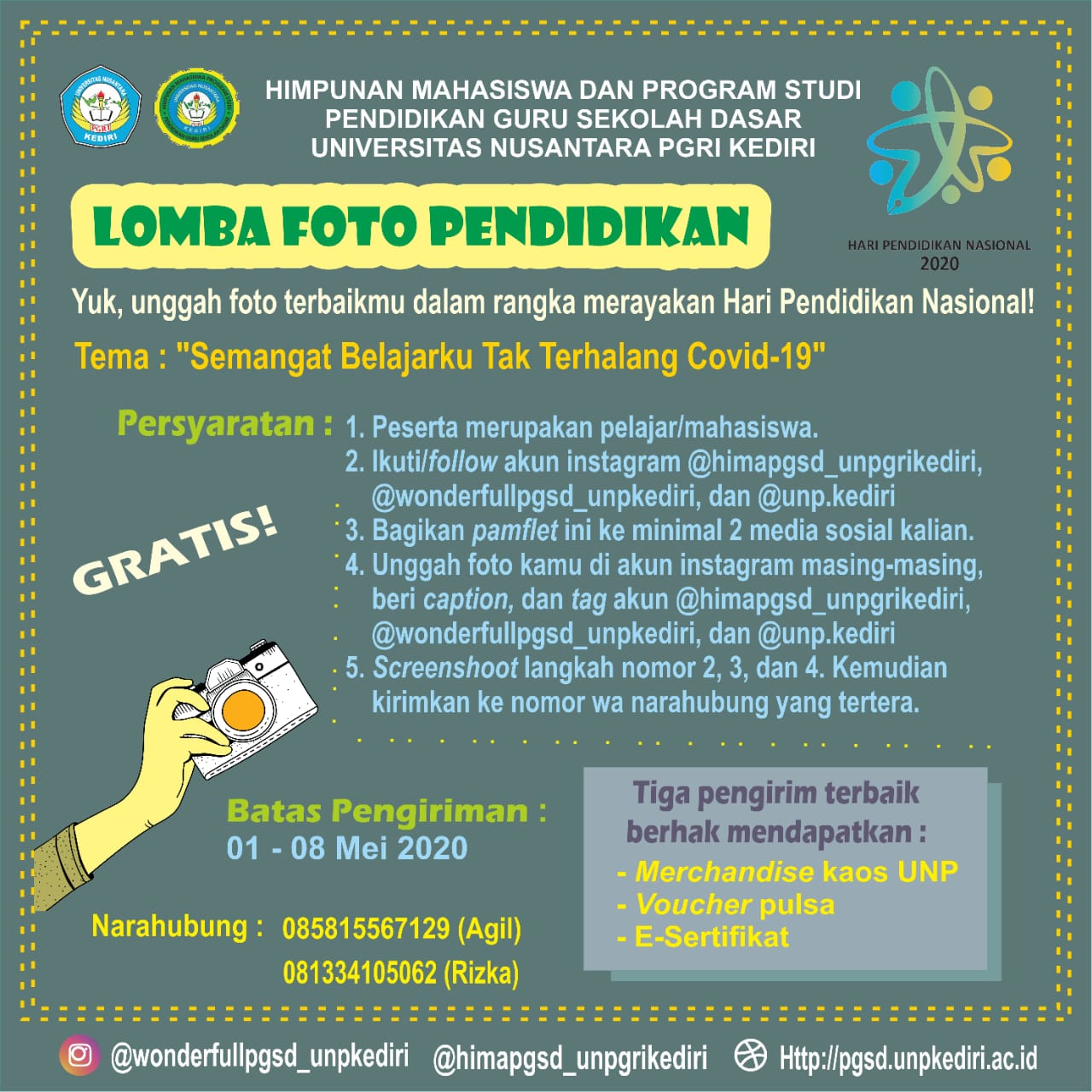 LOMBA FOTO PENDIDIKAN OLEH HIMAPRODI PGSD UNIVERSITAS